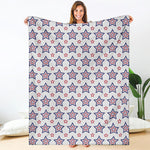 4th of July USA Star Pattern Print Blanket