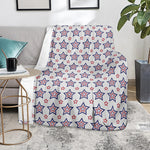 4th of July USA Star Pattern Print Blanket