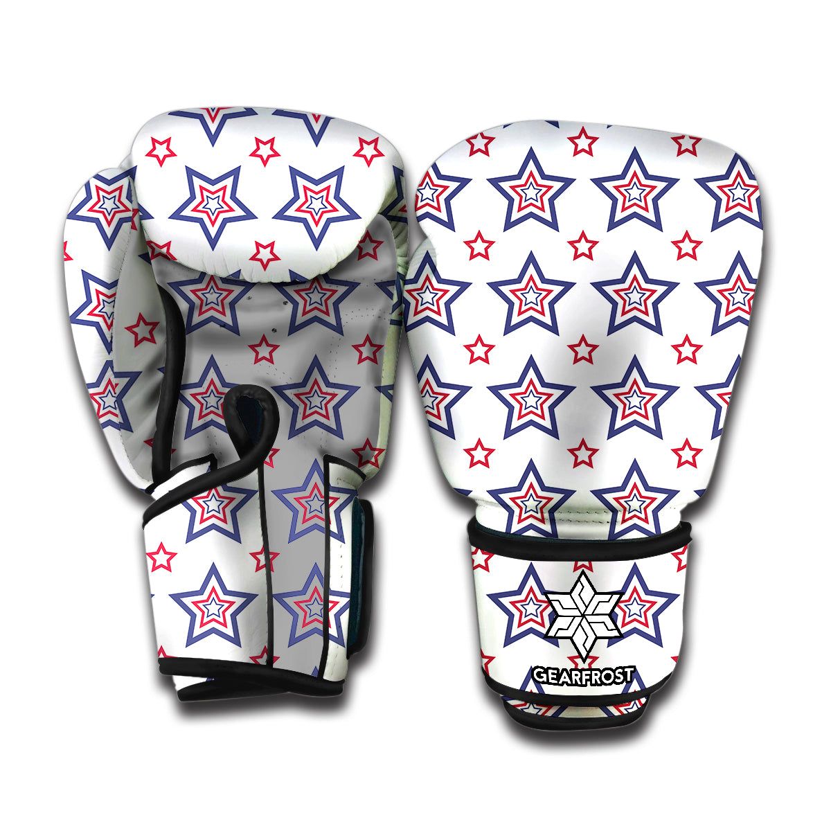 4th of July USA Star Pattern Print Boxing Gloves