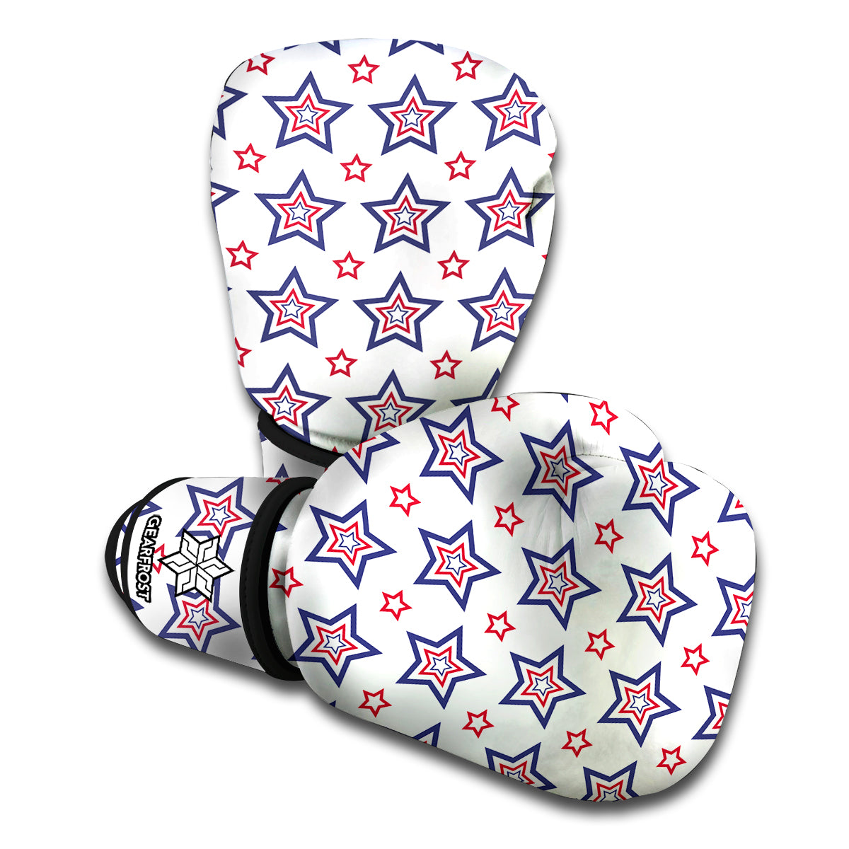 4th of July USA Star Pattern Print Boxing Gloves