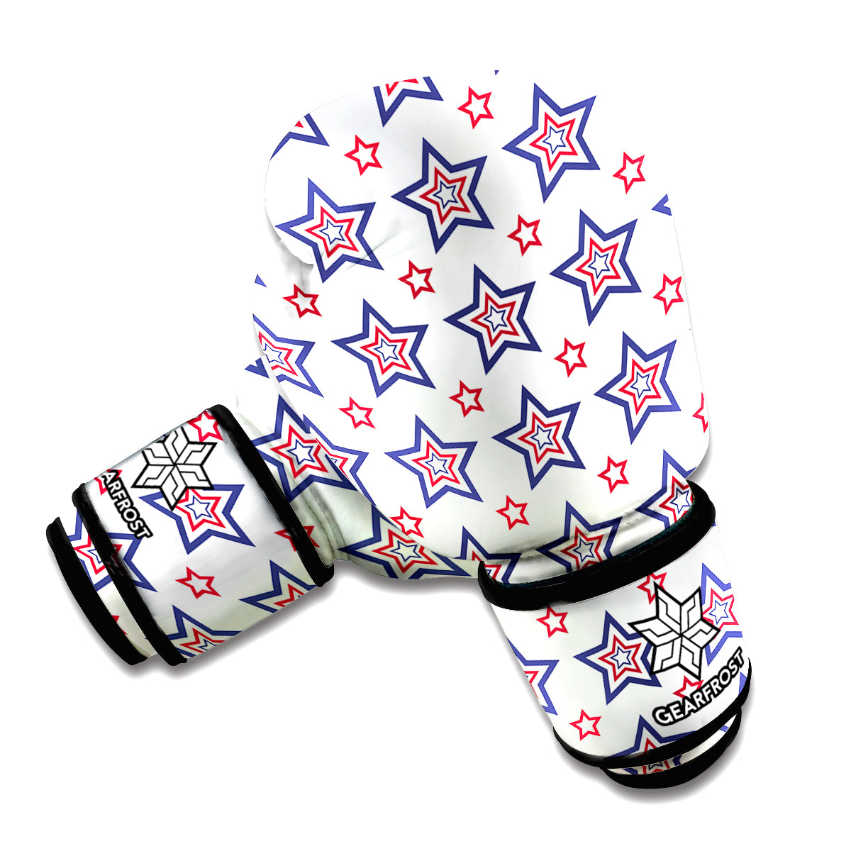 4th of July USA Star Pattern Print Boxing Gloves