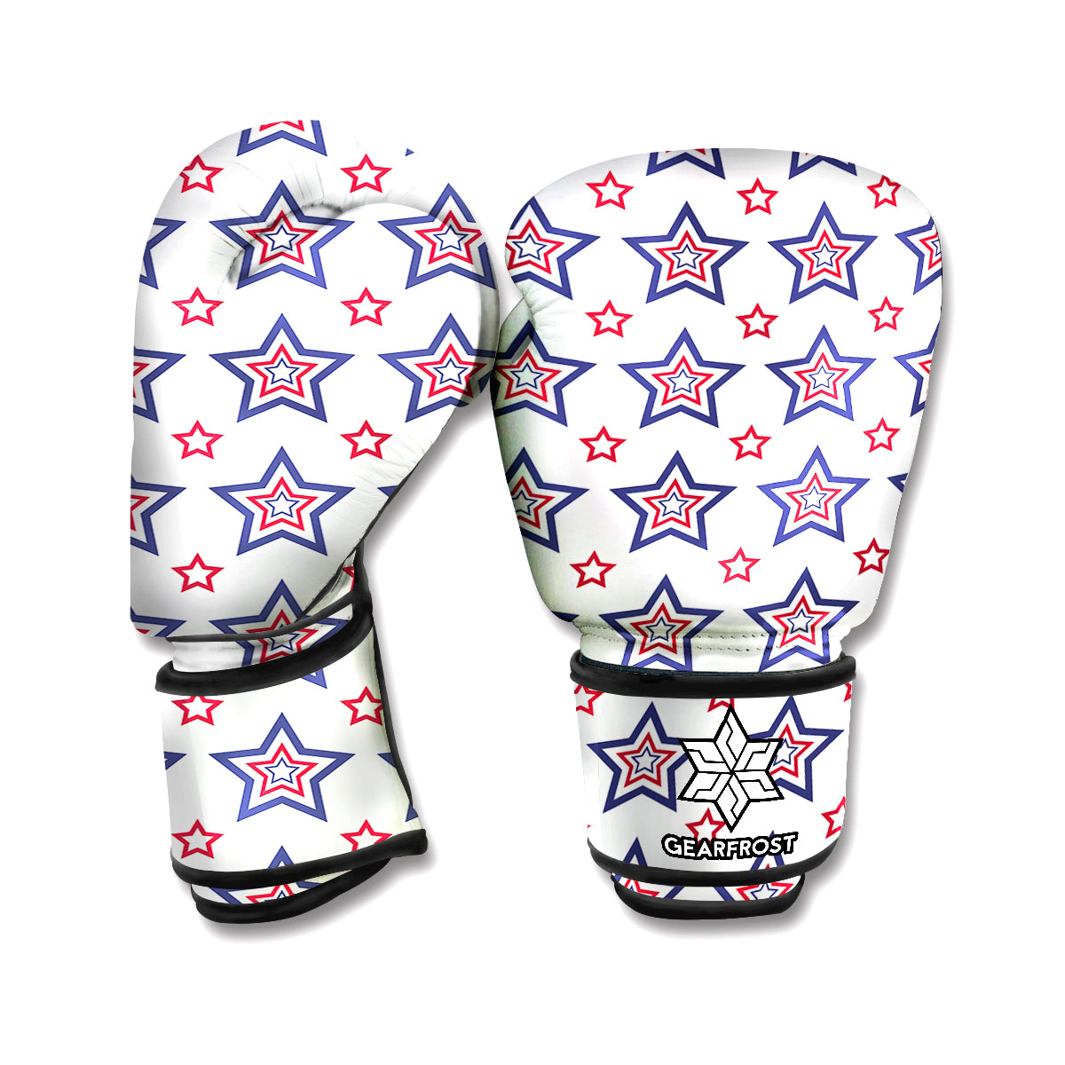 4th of July USA Star Pattern Print Boxing Gloves
