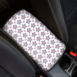 4th of July USA Star Pattern Print Car Center Console Cover