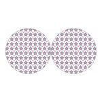 4th of July USA Star Pattern Print Car Coasters