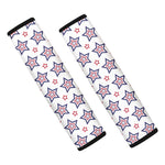 4th of July USA Star Pattern Print Car Seat Belt Covers