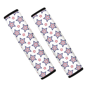 4th of July USA Star Pattern Print Car Seat Belt Covers