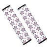 4th of July USA Star Pattern Print Car Seat Belt Covers