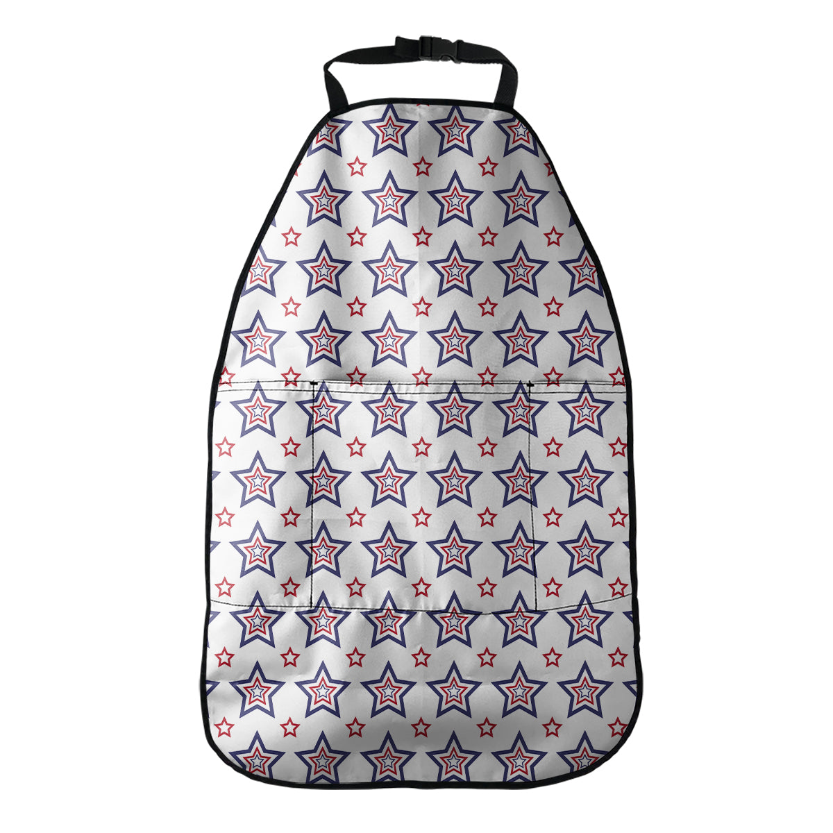 4th of July USA Star Pattern Print Car Seat Organizers