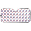 4th of July USA Star Pattern Print Car Sun Shade