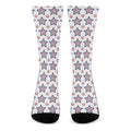 4th of July USA Star Pattern Print Crew Socks