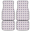 4th of July USA Star Pattern Print Front and Back Car Floor Mats