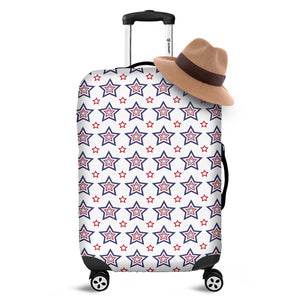 4th of July USA Star Pattern Print Luggage Cover