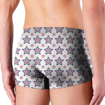 4th of July USA Star Pattern Print Men's Boxer Briefs