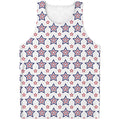 4th of July USA Star Pattern Print Men's Tank Top
