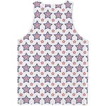 4th of July USA Star Pattern Print Men's Tank Top