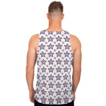 4th of July USA Star Pattern Print Men's Tank Top