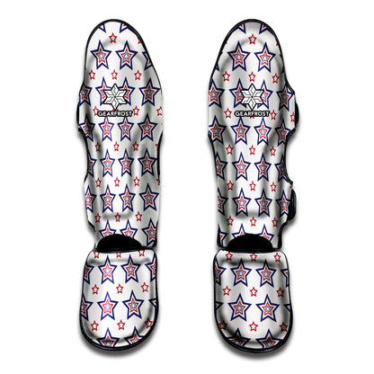 4th of July USA Star Pattern Print Muay Thai Shin Guard
