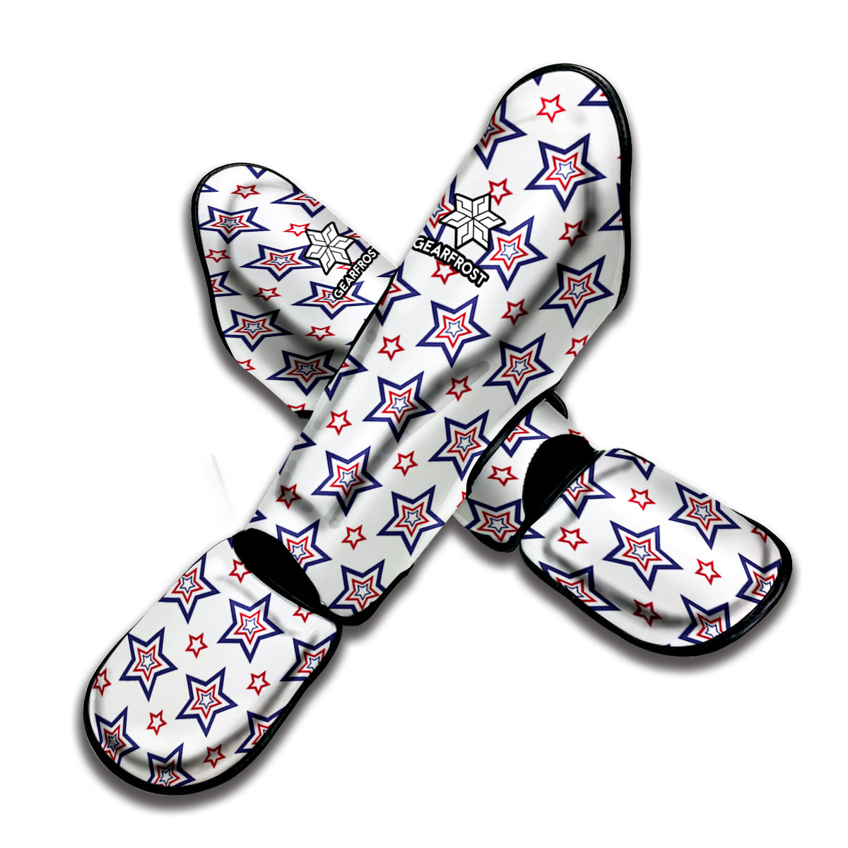 4th of July USA Star Pattern Print Muay Thai Shin Guard