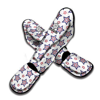 4th of July USA Star Pattern Print Muay Thai Shin Guard