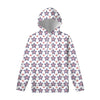 4th of July USA Star Pattern Print Pullover Hoodie