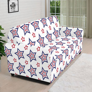 4th of July USA Star Pattern Print Sofa Cover