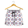 4th of July USA Star Pattern Print Women's Shorts