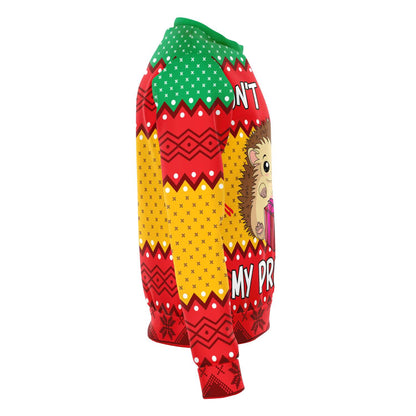 Don't Touch My Present Ugly Christmas Sweater