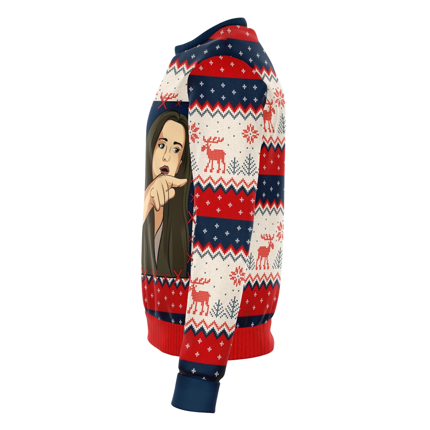 Woman Yells At Cat Part 1 Ugly Christmas Sweater