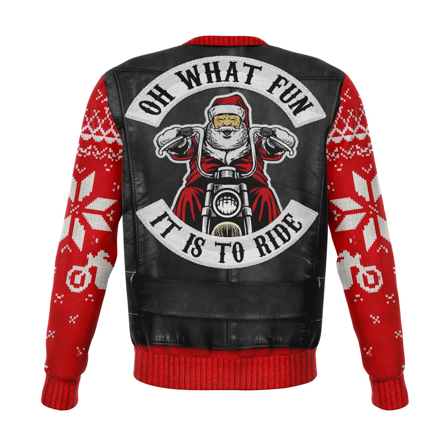 Oh What Fun It Is To Ride Christmas Crewneck Sweatshirt