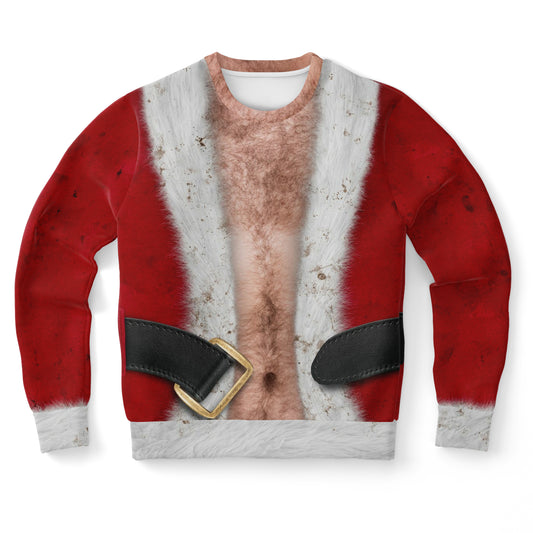 Bad Santa Caucasian Ugly Christmas Sweater