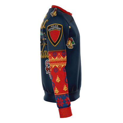 Police Navidad Ugly Christmas Sweater