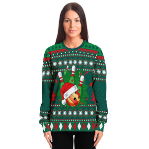 Happy Bowling Ugly Christmas Sweater