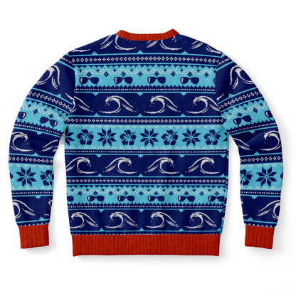 Jingle Bells Surfing Swells Ugly Christmas Sweater