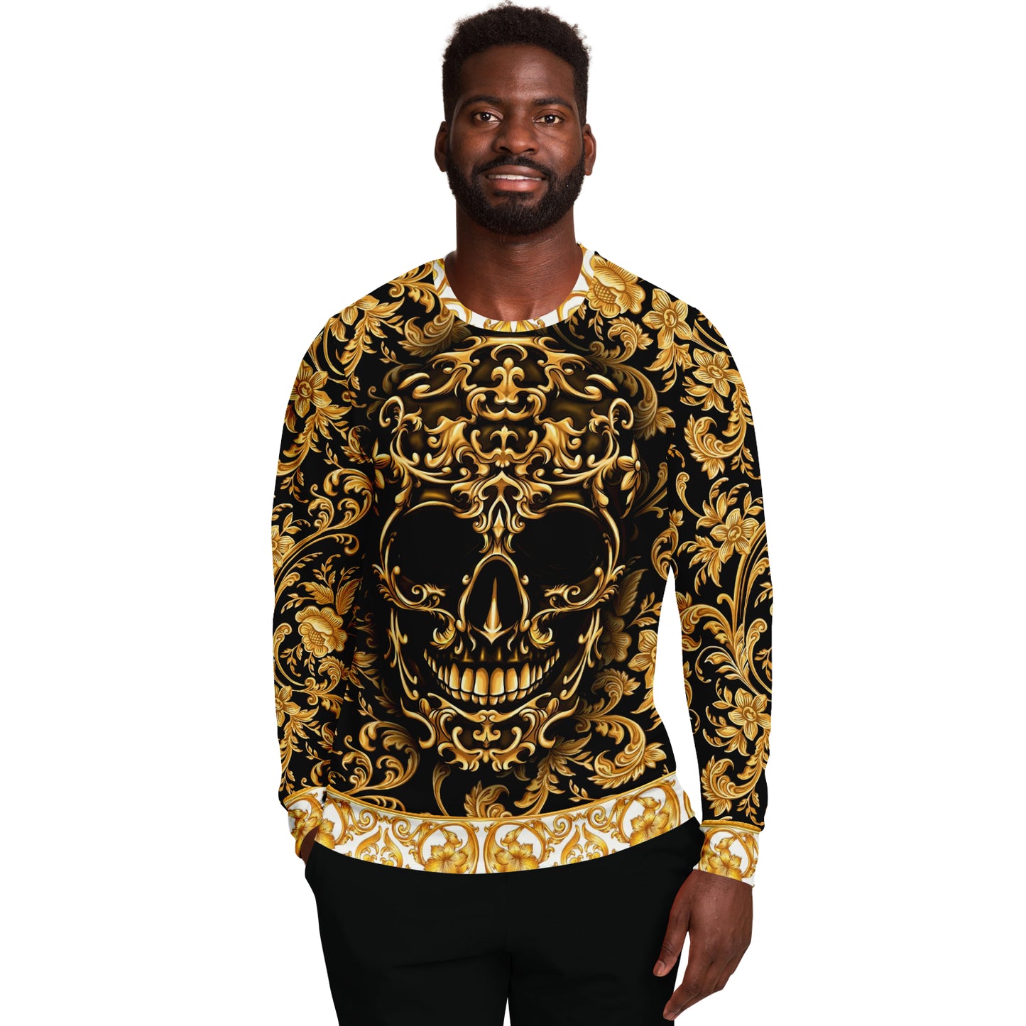 Baroque Skull Crewneck Sweatshirt