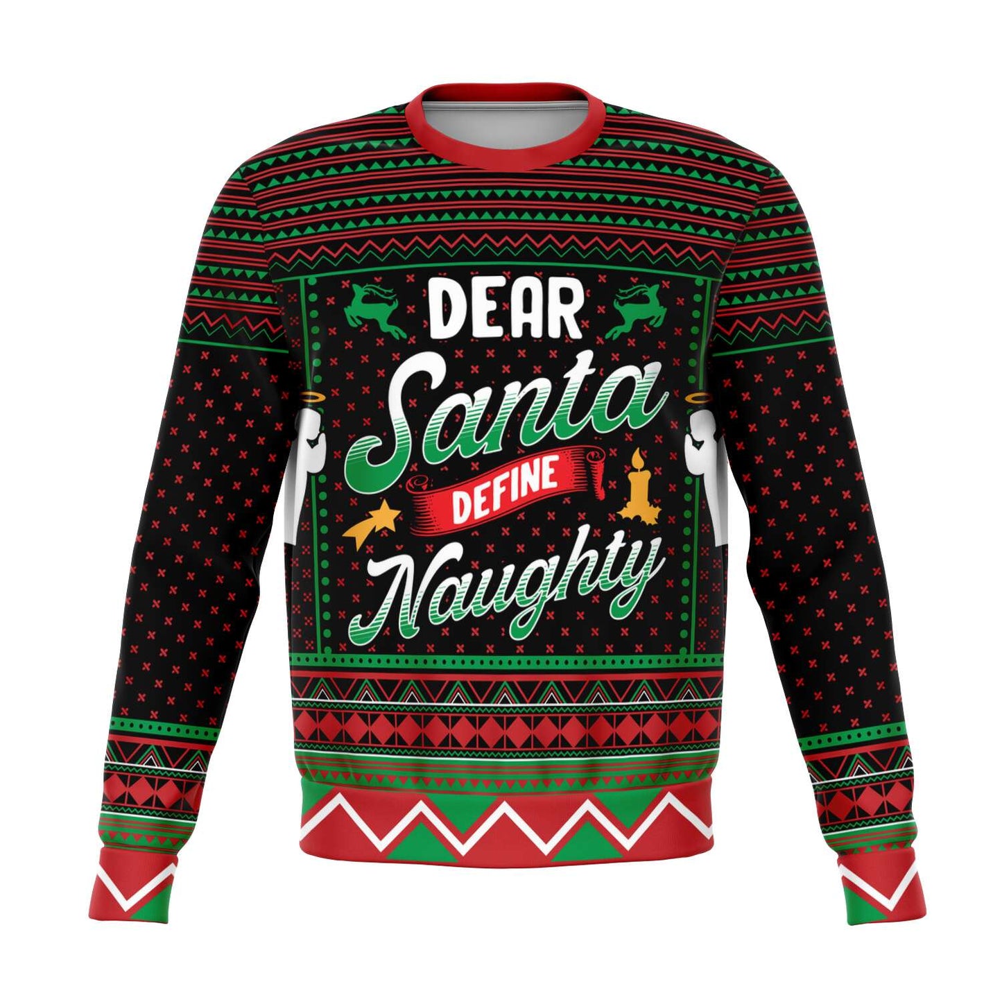 Dear Santa Define Naughty Ugly Christmas Sweater