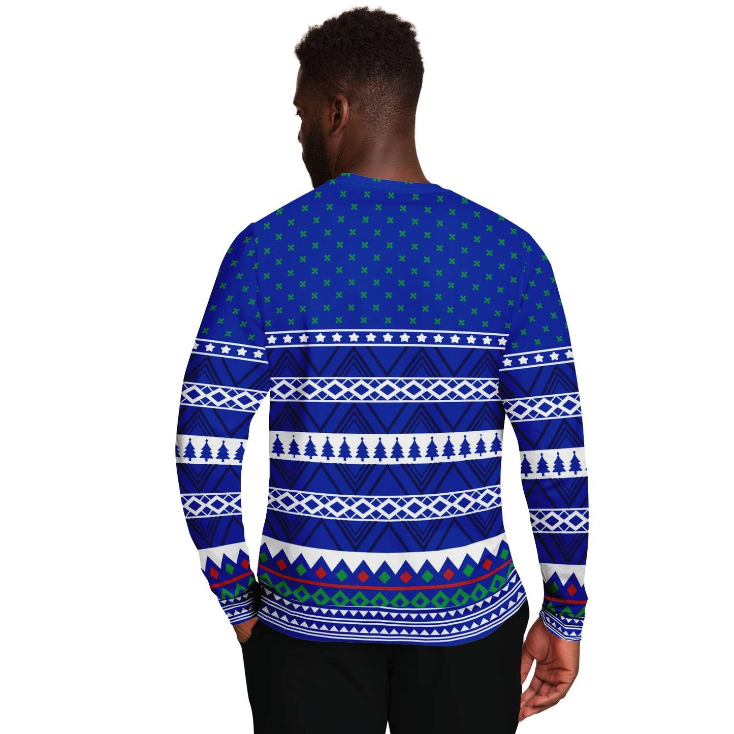 Freeze Police Snowman Ugly Christmas Sweater