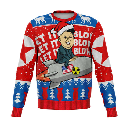 Let It Blow Ugly Christmas Sweater