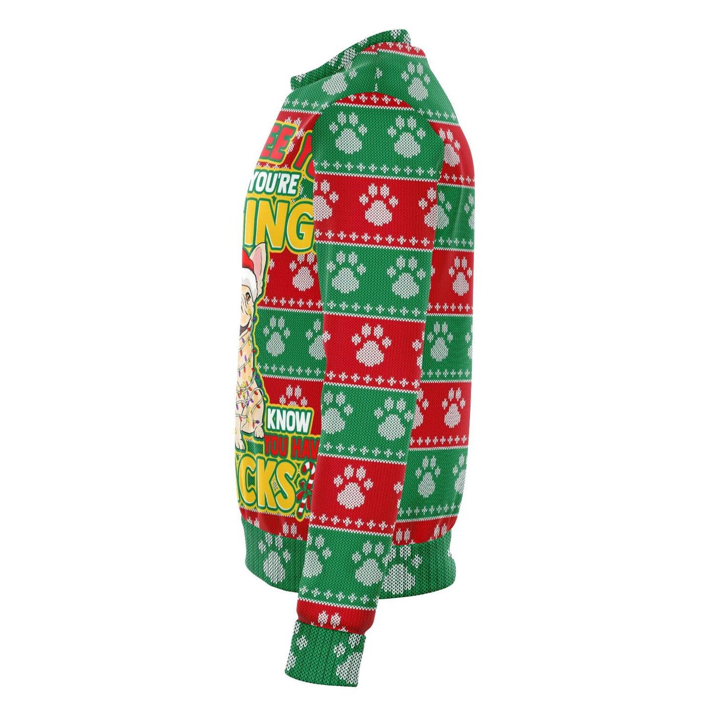 French Bulldog - They Know When You Have Snacks Christmas Sweatshirt