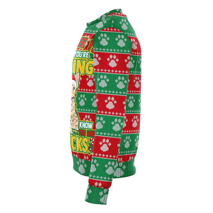 French Bulldog - They Know When You Have Snacks Christmas Sweatshirt
