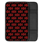 666 Satan Pattern Print Car Center Console Cover