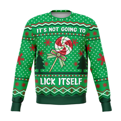 It's Not Going To Lick Itself Ugly Christmas Sweater