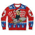 Let It Blow Ugly Christmas Sweater