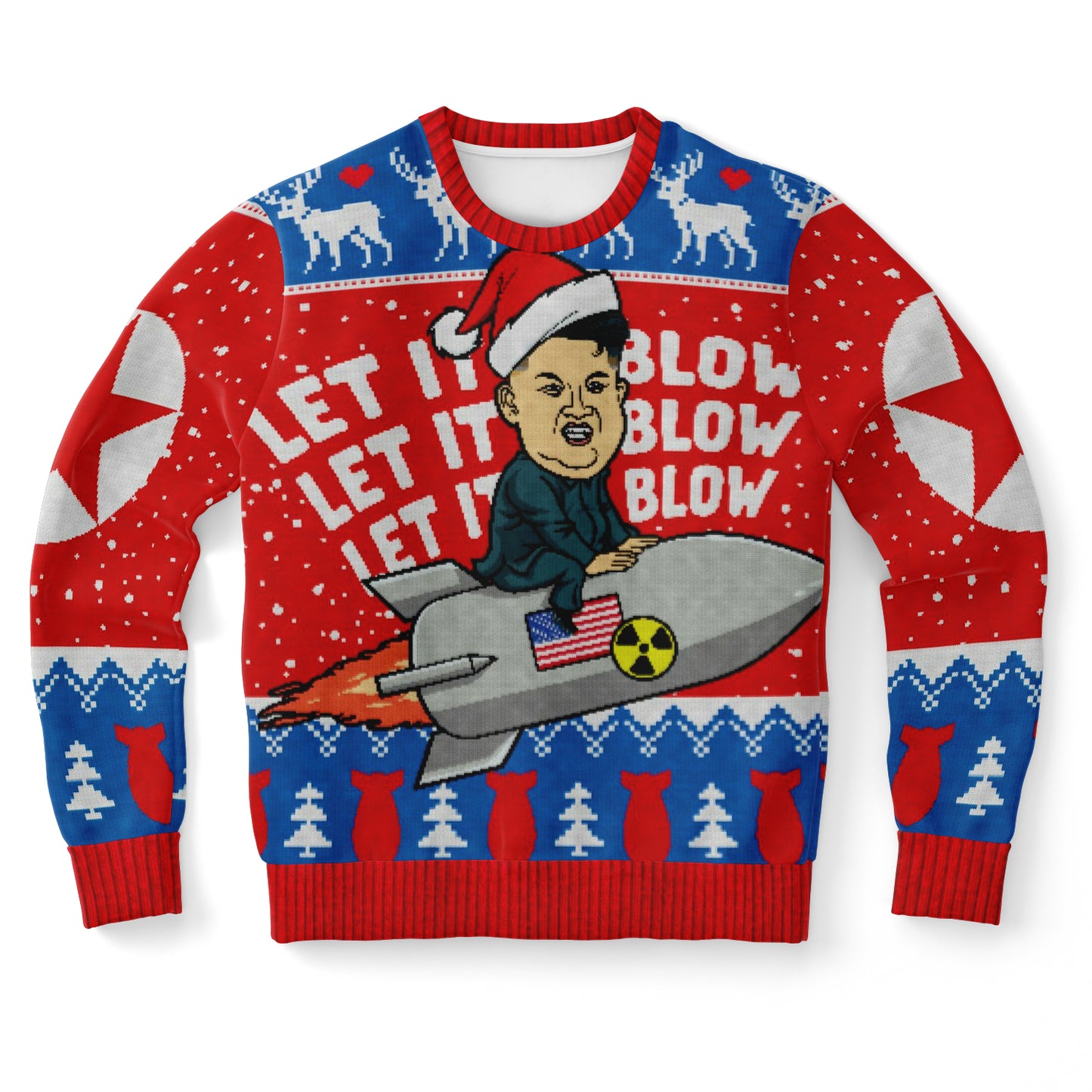 Let It Blow Ugly Christmas Sweater