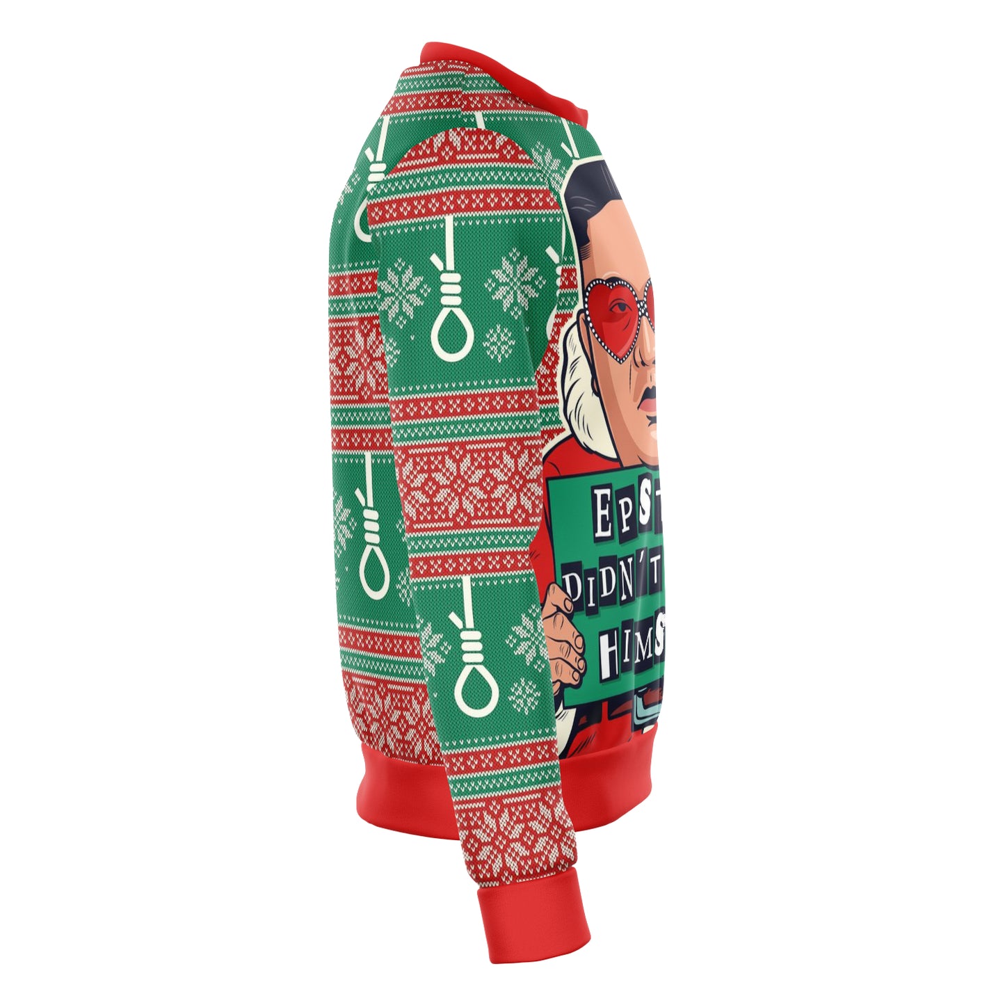 Epstein Didn't Kill Himself Kim Ugly Christmas Sweater