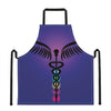 7 Chakras Caduceus Print Apron