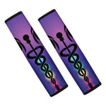 7 Chakras Caduceus Print Car Seat Belt Covers