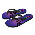 7 Chakras Caduceus Print Flip Flops