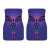 7 Chakras Caduceus Print Front Car Floor Mats