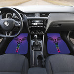 7 Chakras Caduceus Print Front Car Floor Mats