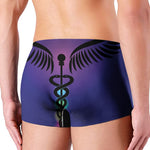 7 Chakras Caduceus Print Men's Boxer Briefs